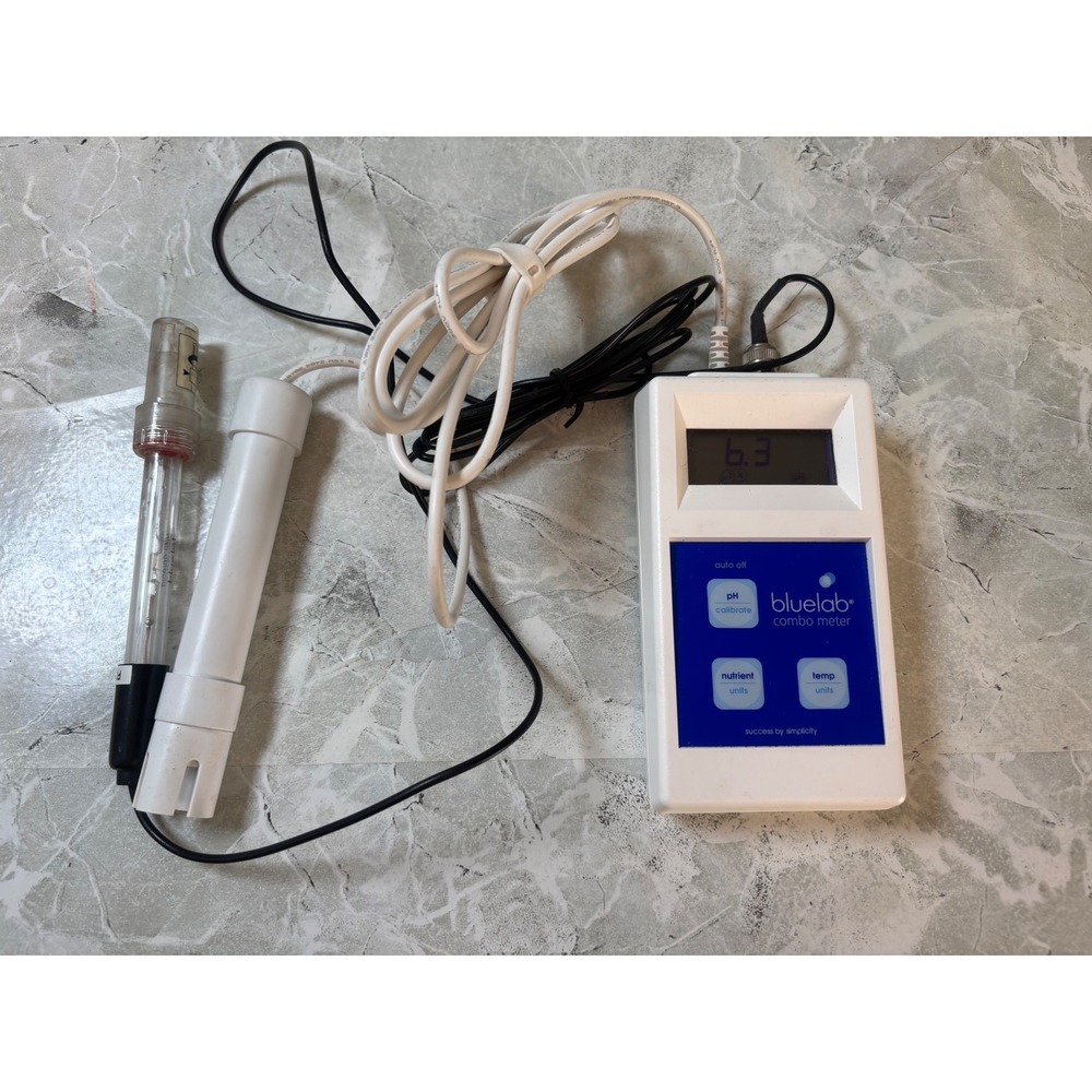 Bluelab Combo Meter pH Conductivity Temperature Hydroponics Tester CM1-1808-0207